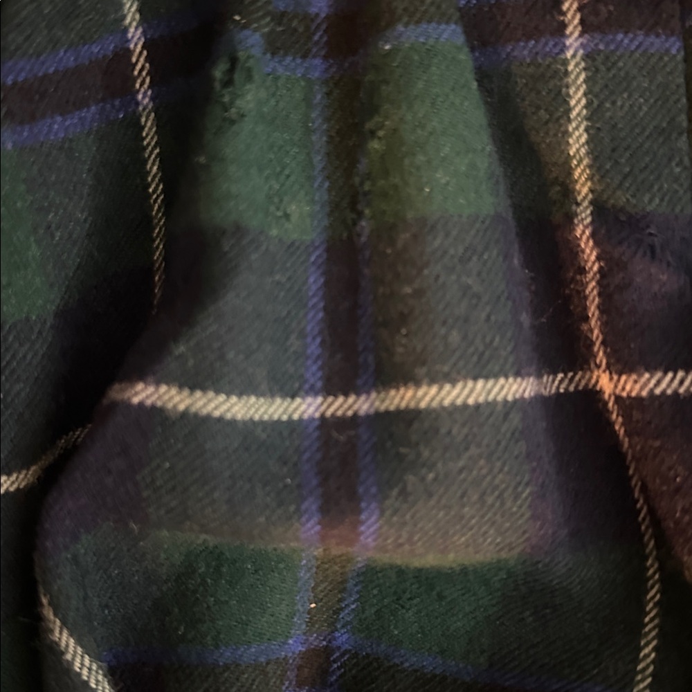 Pristine Made in Scotland Black Watch Tartan Cottontail Suspender Shorts 1 - Picture 5 of 6
